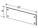 19 inch Aluminium Blanking Panels